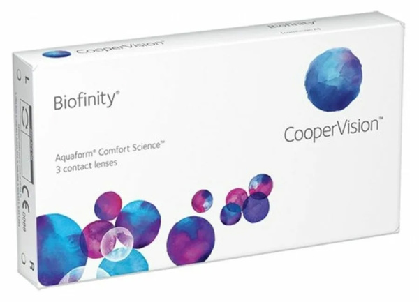 Контактные линзы Biofinity ( 3 шт) - фото, цена в интернет-магазине Мода-Оптик Архангельск