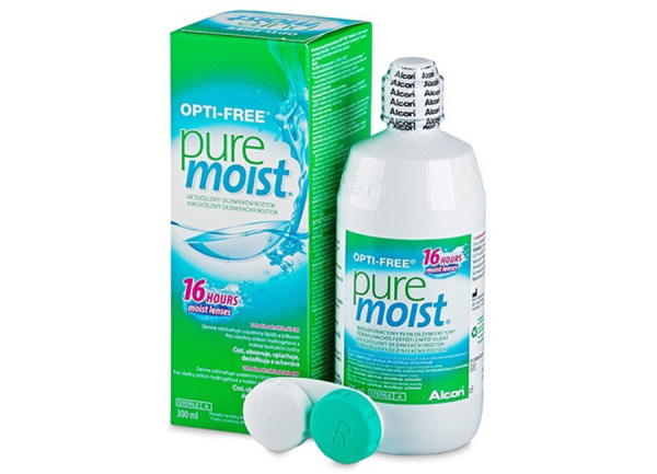 Раствор Опти-Фри (Alcon) PureMoist (300 мл) - фото, цена в интернет-магазине Мода-Оптик Архангельск