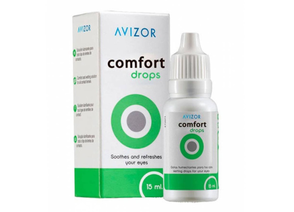 Капли AVIZOR Comfort Drops фл. 15 мл - фото, цена в интернет-магазине Мода-Оптик Архангельск