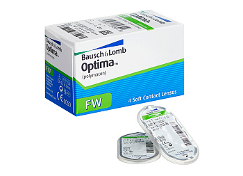 Контактные линзы Bausch & Lomb Optima FW (4 линзы) (8,7)