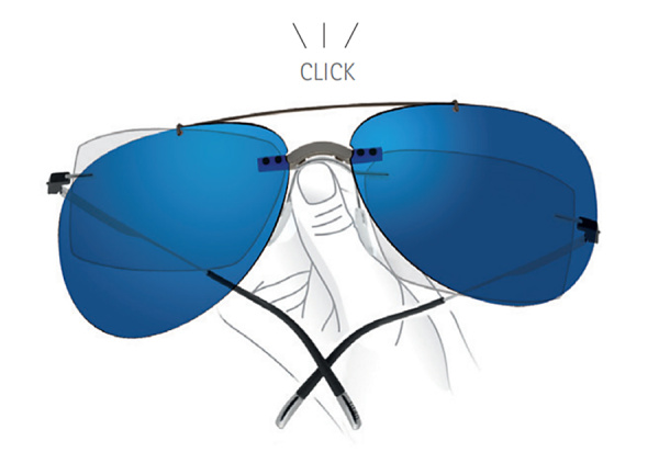 Очки солнцезащитные Silhouette Clip Style Shades 5090 0102 - фото, цена в интернет-магазине Мода-Оптик Архангельск